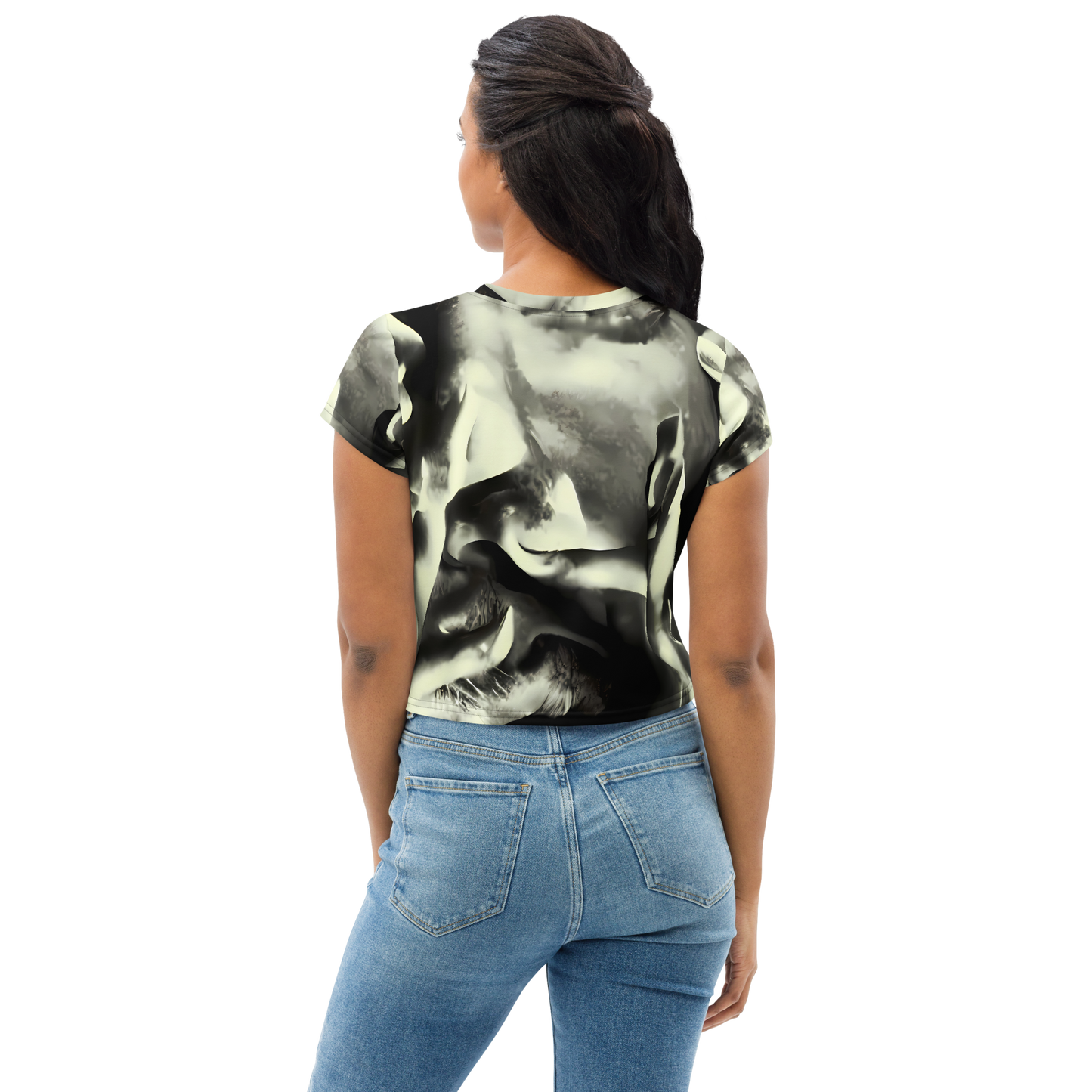 Women's Crop Tee - Shadowed Mystique