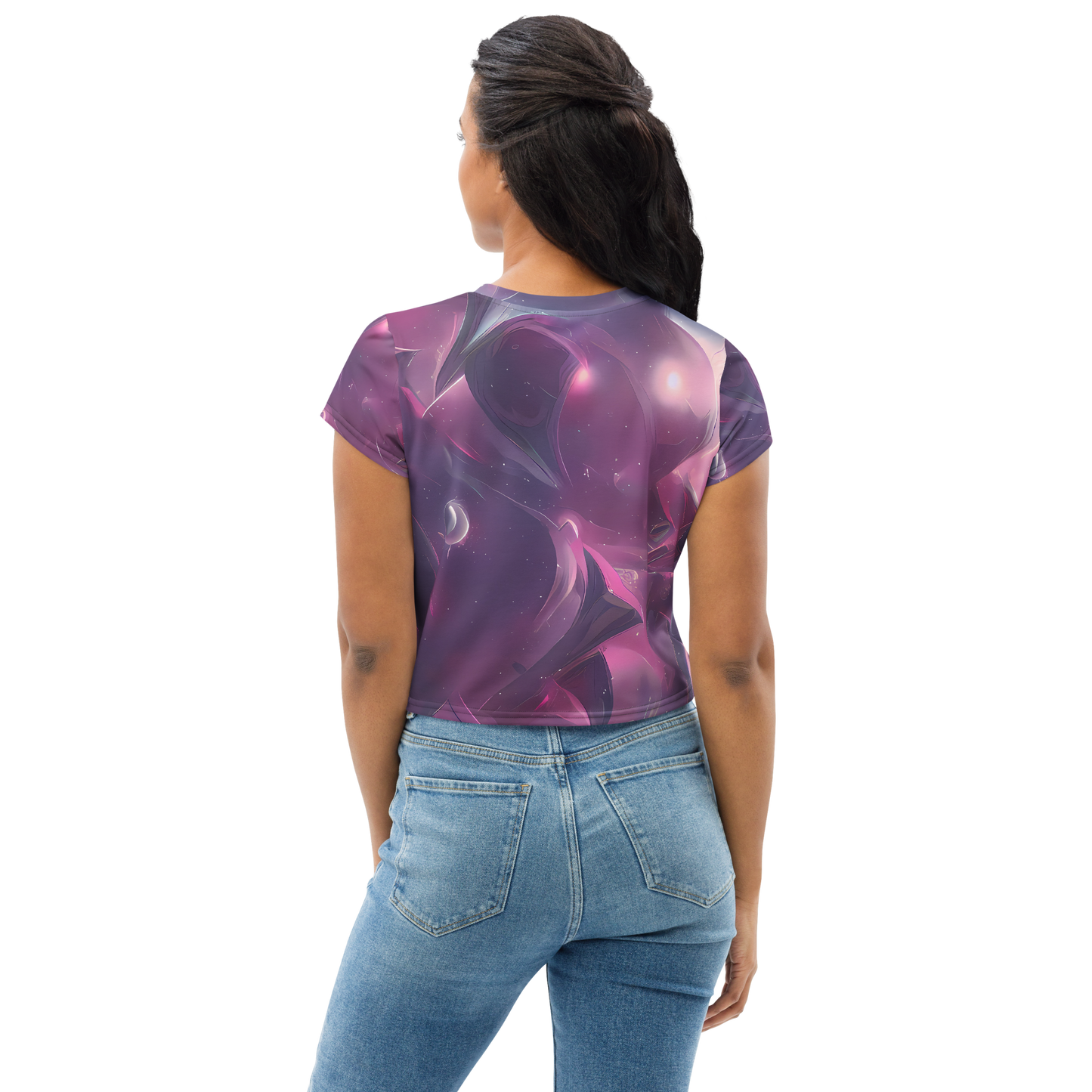 Women's Crop Tee - Vertex Visions