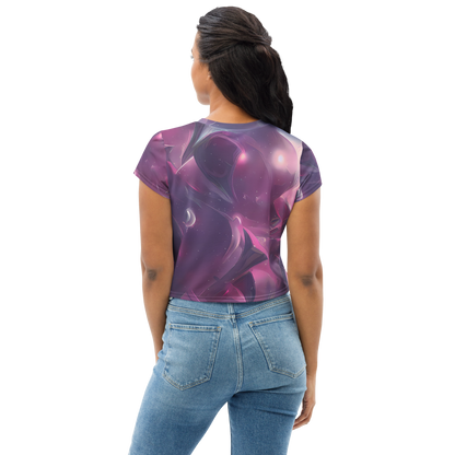 Women's Crop Tee - Vertex Visions