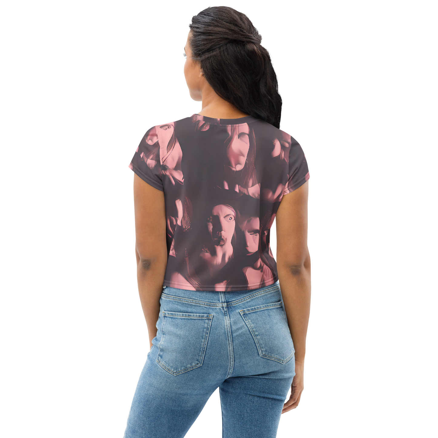 Women's Crop Tee - Portrait Whispers