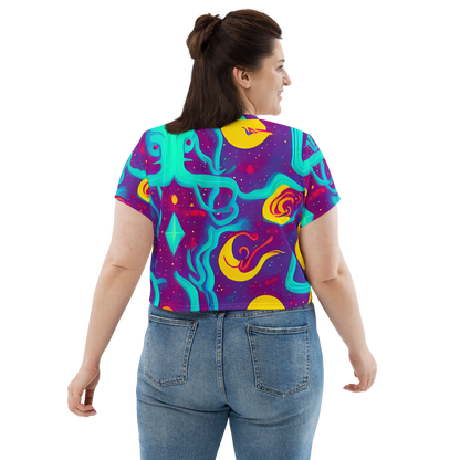 Women's Crop Tee - Cosmic Current