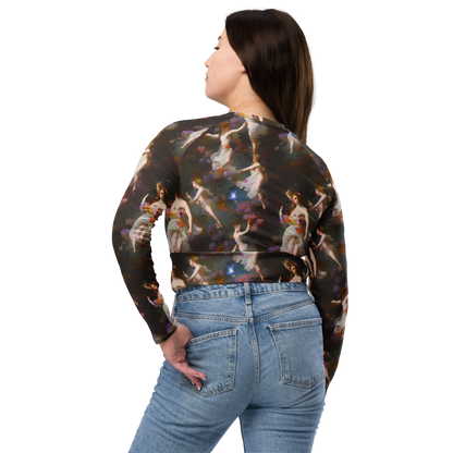 Long Sleeve Crop Top - Winterhalter Whimsy