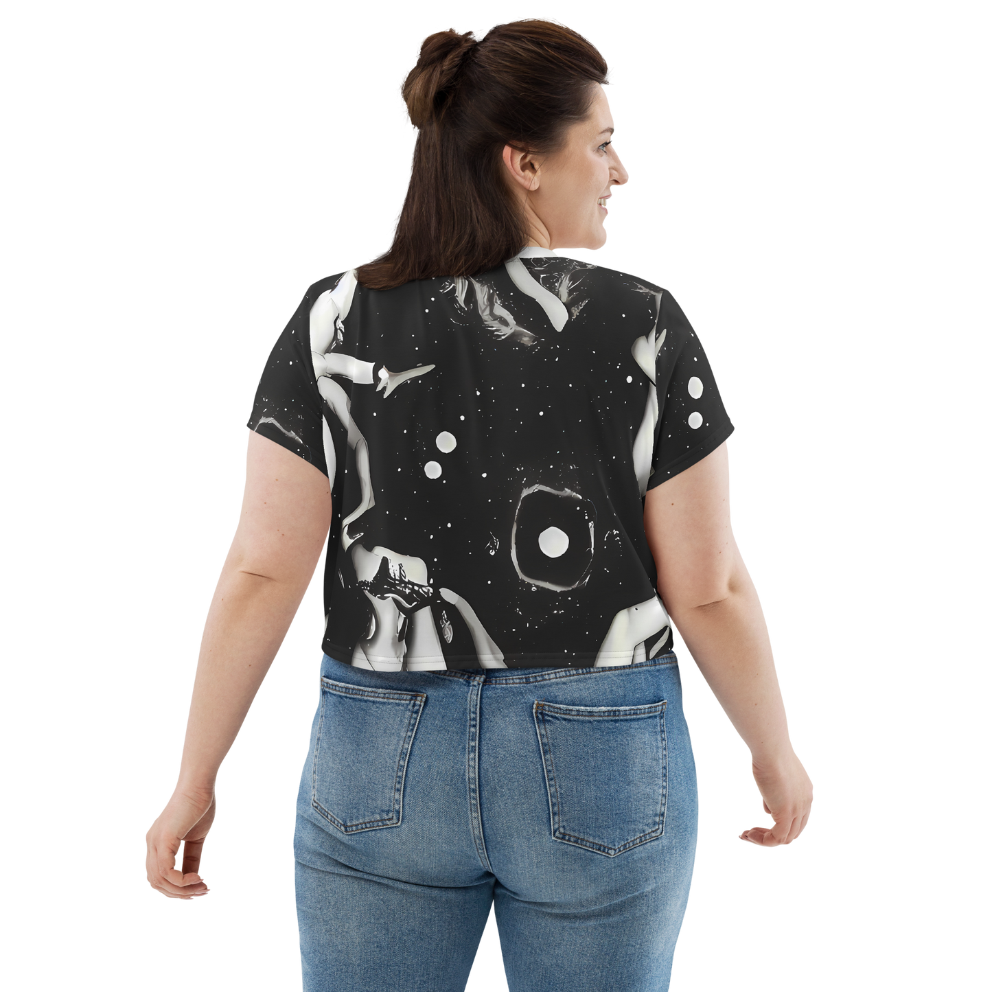 Women's Crop Tee - Galactic Vogue