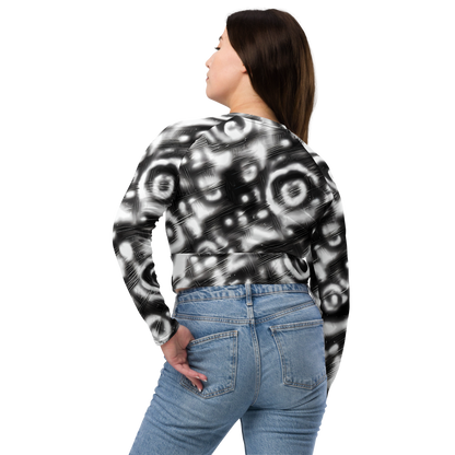 Long Sleeve Crop Top - Bernhard Swirl