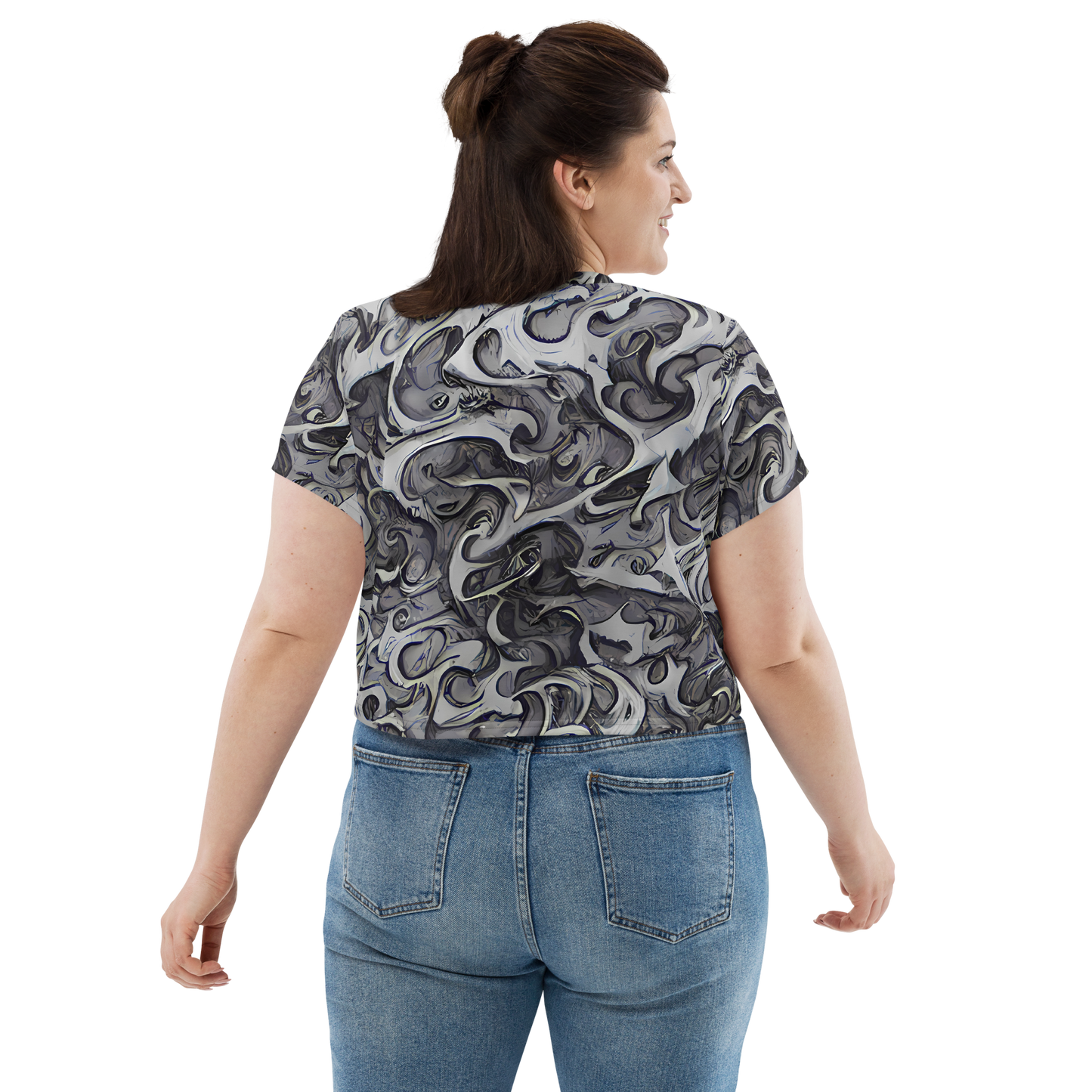 Women's Crop Tee - Mashburn Swirls