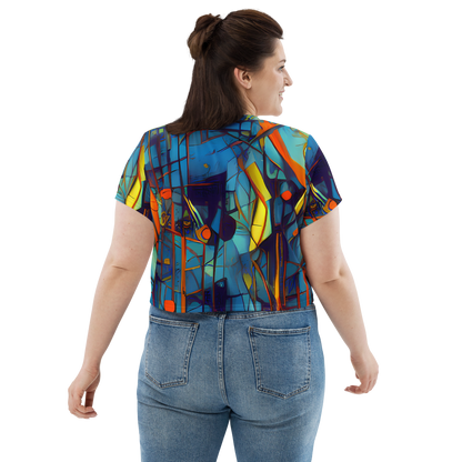 Women's Crop Tee - Abstract Eddy