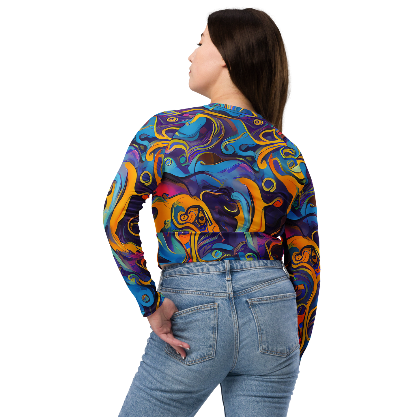 Long Sleeve Crop Top - Cecily's Whorl