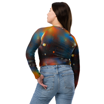 Long Sleeve Crop Top - Celestial Vogue