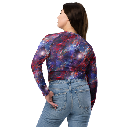 Long Sleeve Crop Top - Nihei Nightscape