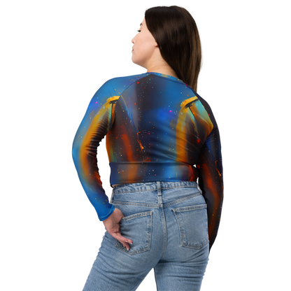 Long Sleeve Crop Top - Pliique Spectrum