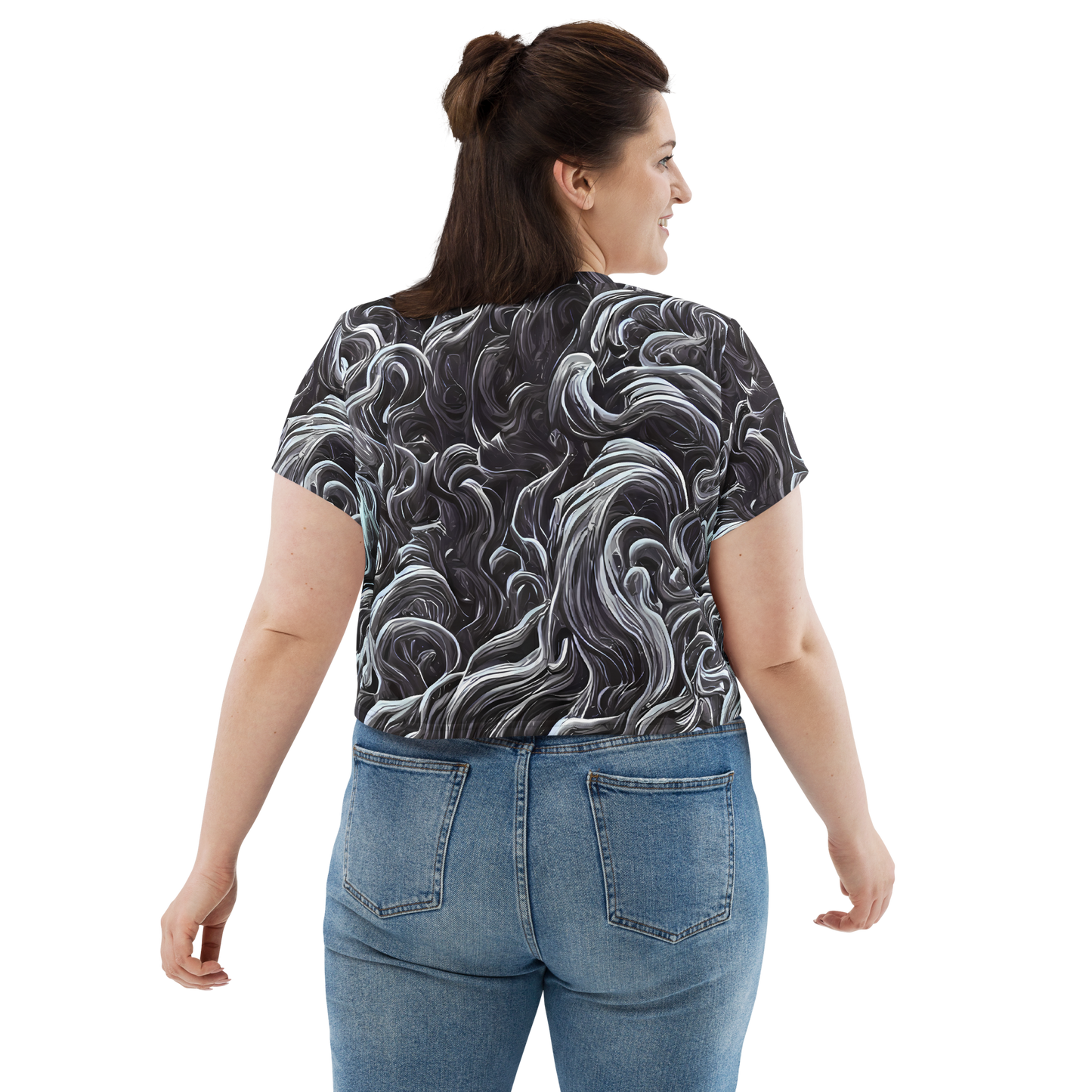 Women's Crop Tee - Savrasov Swirls