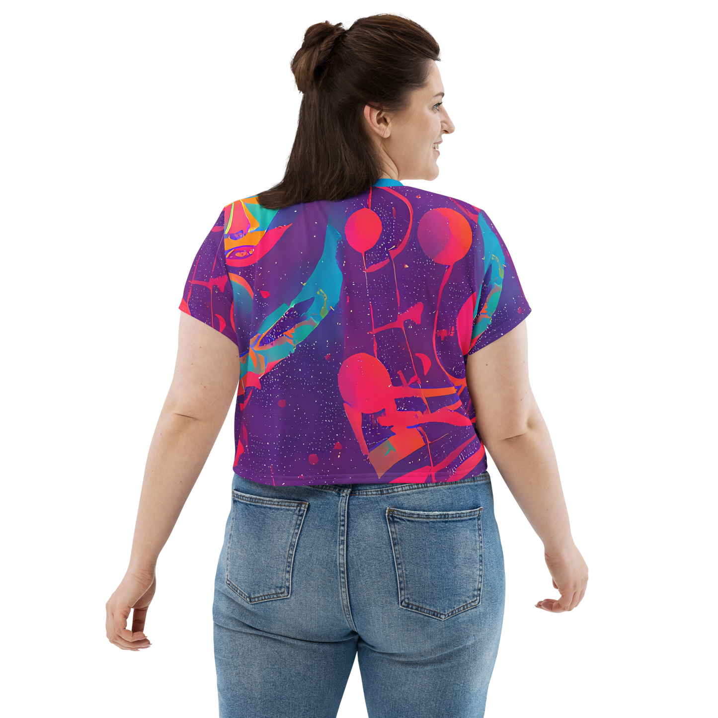 Women's Crop Tee - Spheric Rhapsody