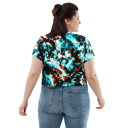 Women's Crop Tee - Whirlpool Dream