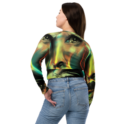 Long Sleeve Crop Top - Newtonian Visage