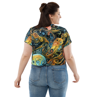 Women's Crop Tee - Wild Cosmos