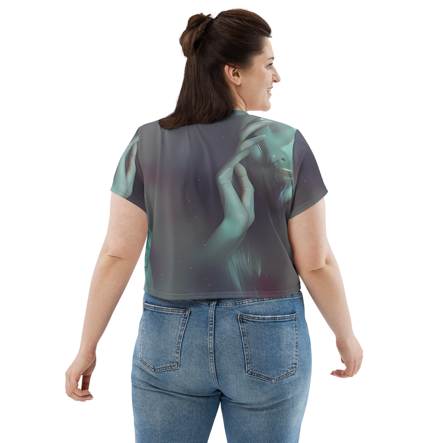 Women's Crop Tee - Surreal Dreams