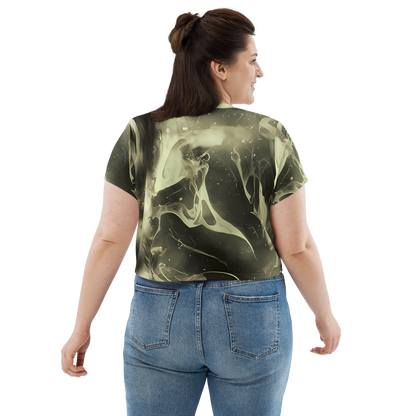 Women's Crop Tee - Biomech Whirl