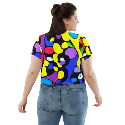 Women's Crop Tee - Miró's Mosaic