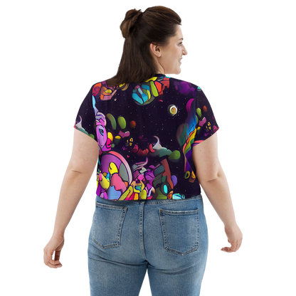 Women's Crop Tee - Galactic Playground