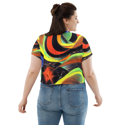 Women's Crop Tee - Tenggren Whirl