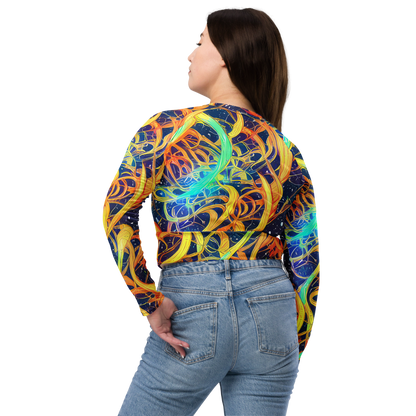 Long Sleeve Crop Top - Granov Vortex