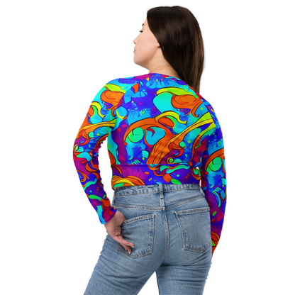 Long Sleeve Crop Top - Roset Rapture