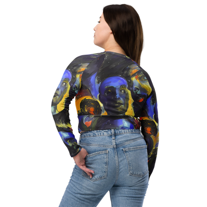 Long Sleeve Crop Top - Corinthian Gaze