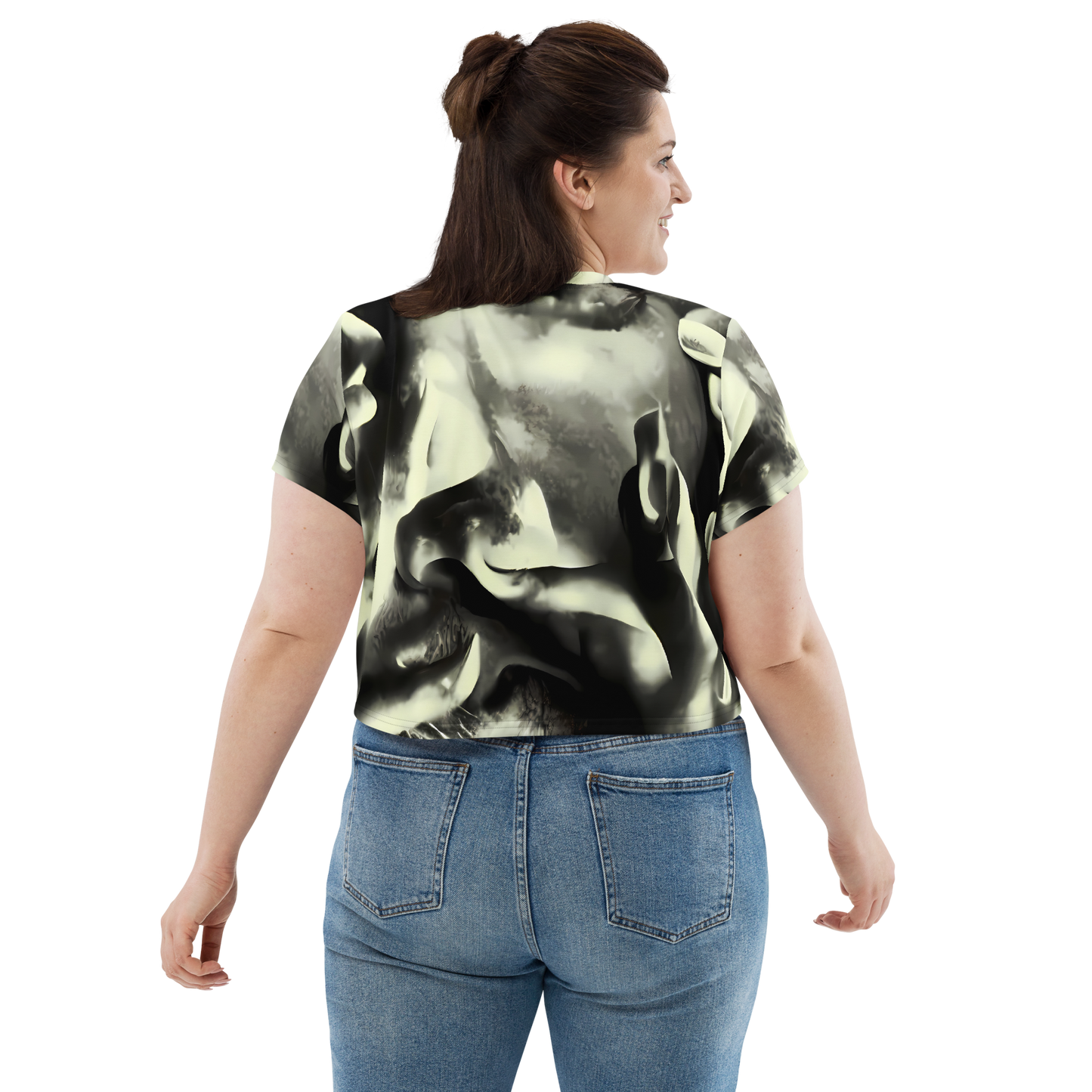 Women's Crop Tee - Shadowed Mystique