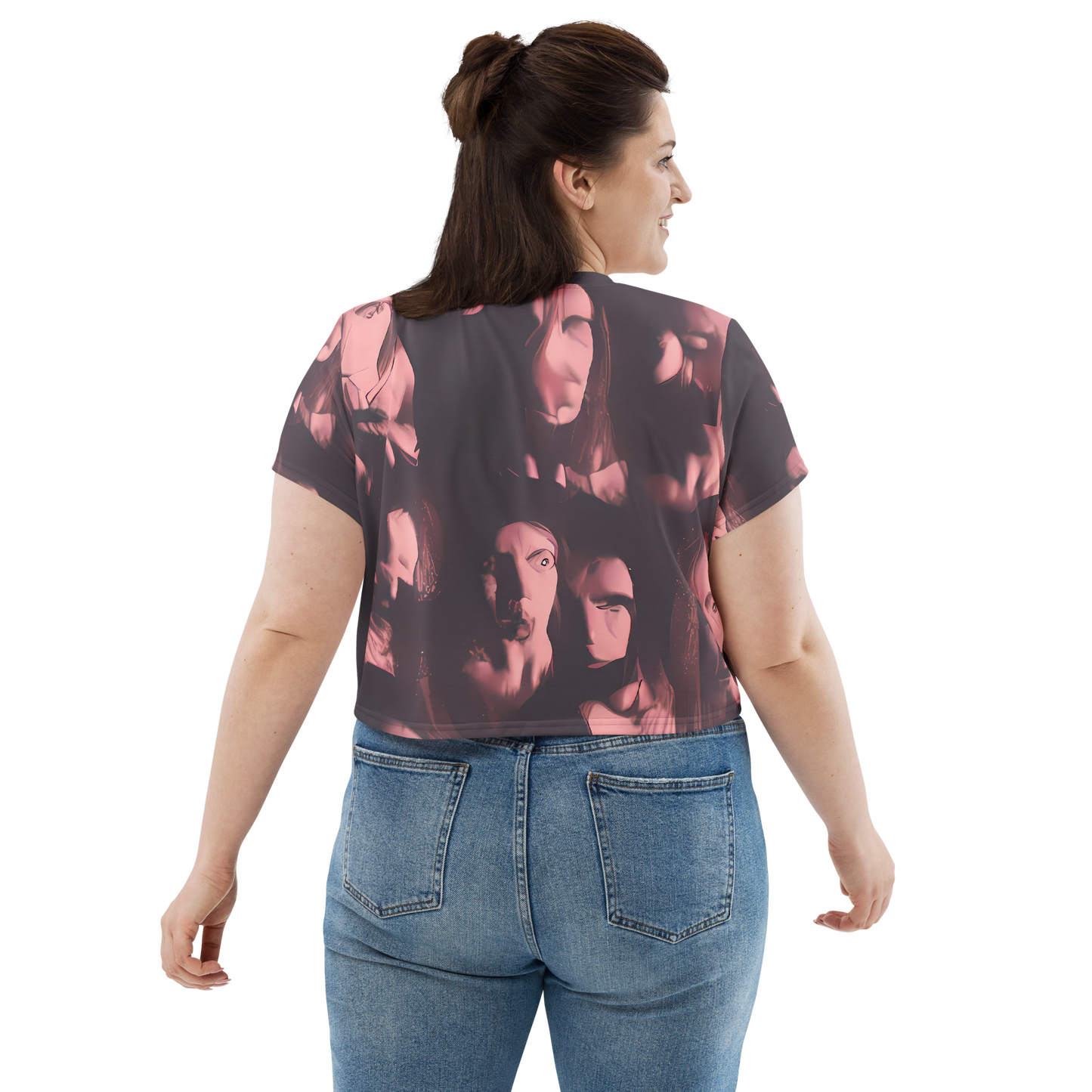 Women's Crop Tee - Portrait Whispers