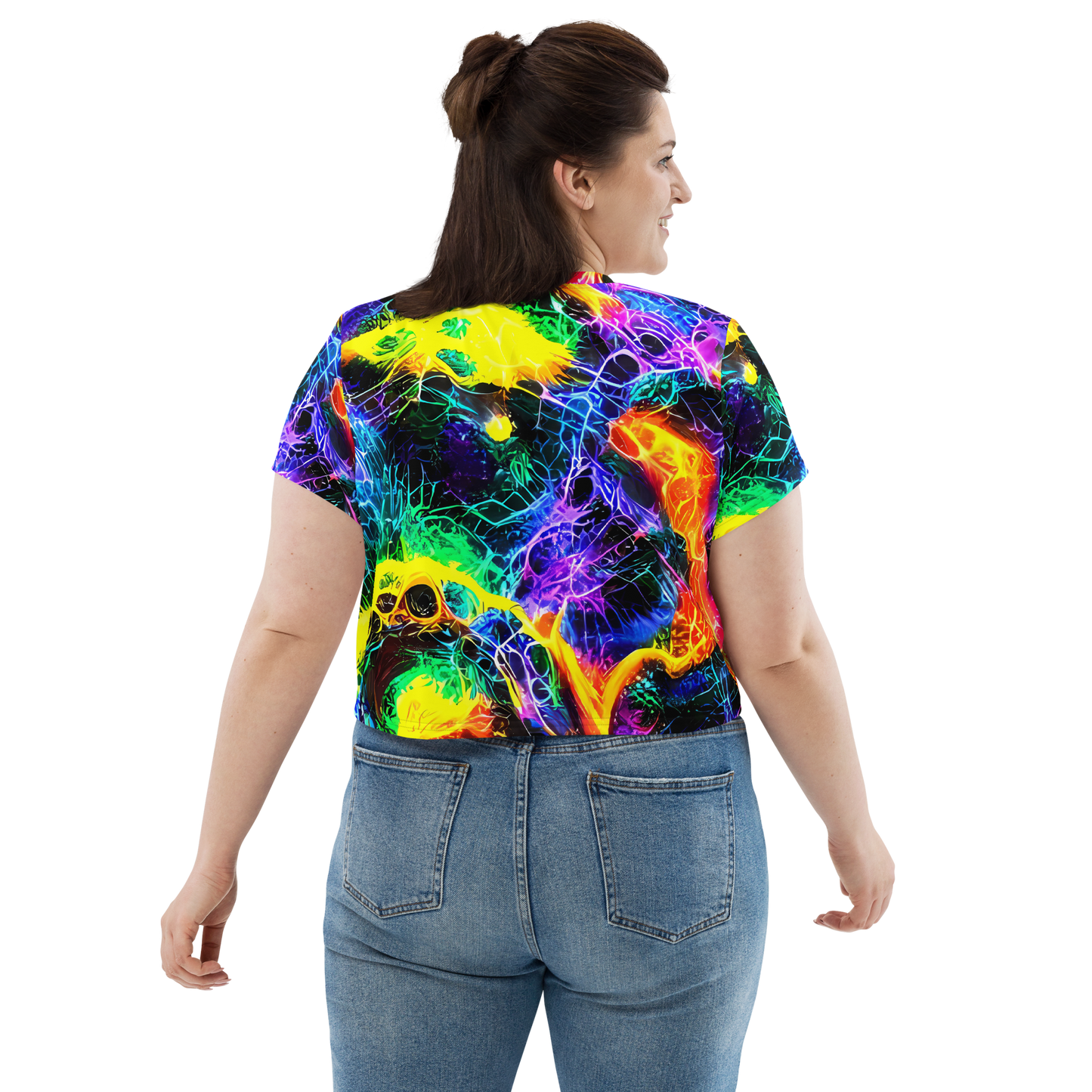 Women's Crop Tee - Vivid Veil