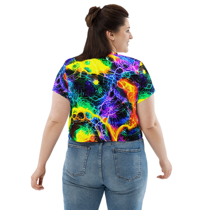 Women's Crop Tee - Vivid Veil