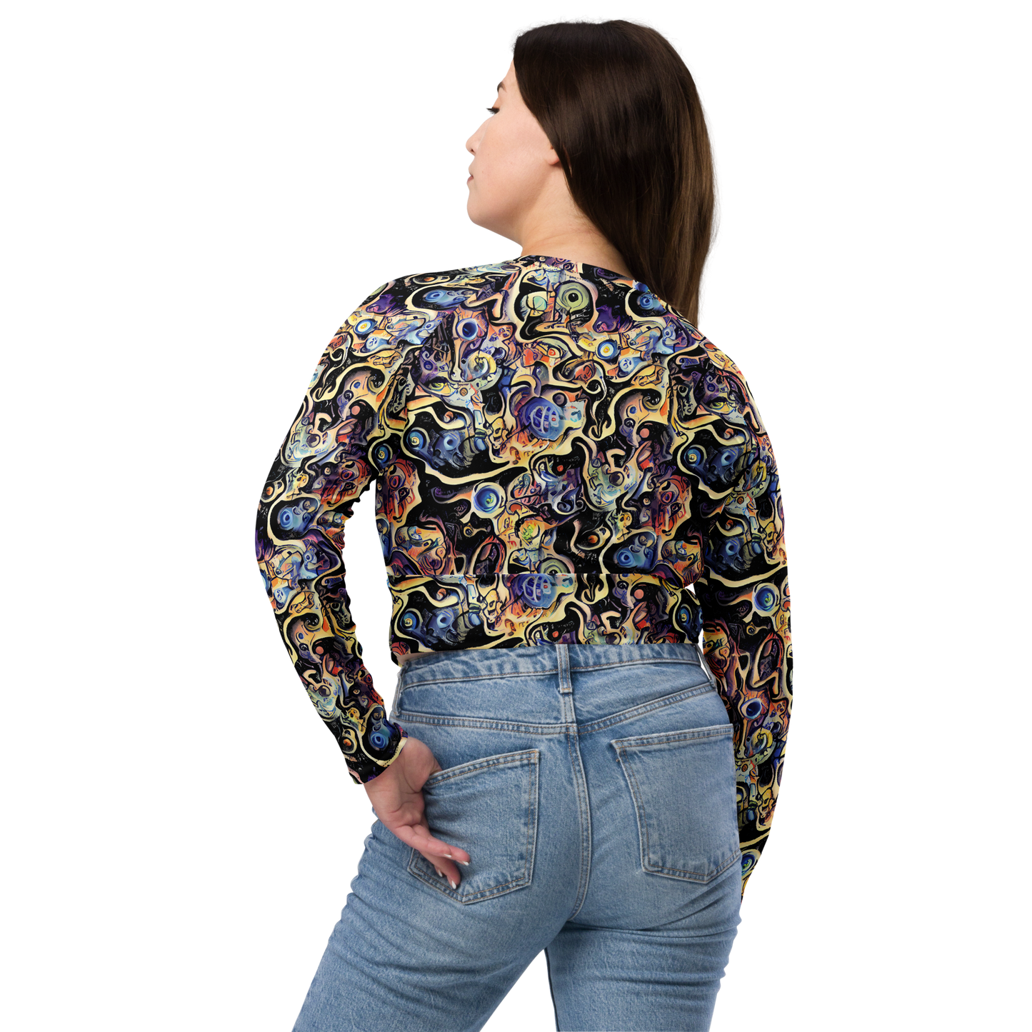 Long Sleeve Crop Top - Grosz Galaxy