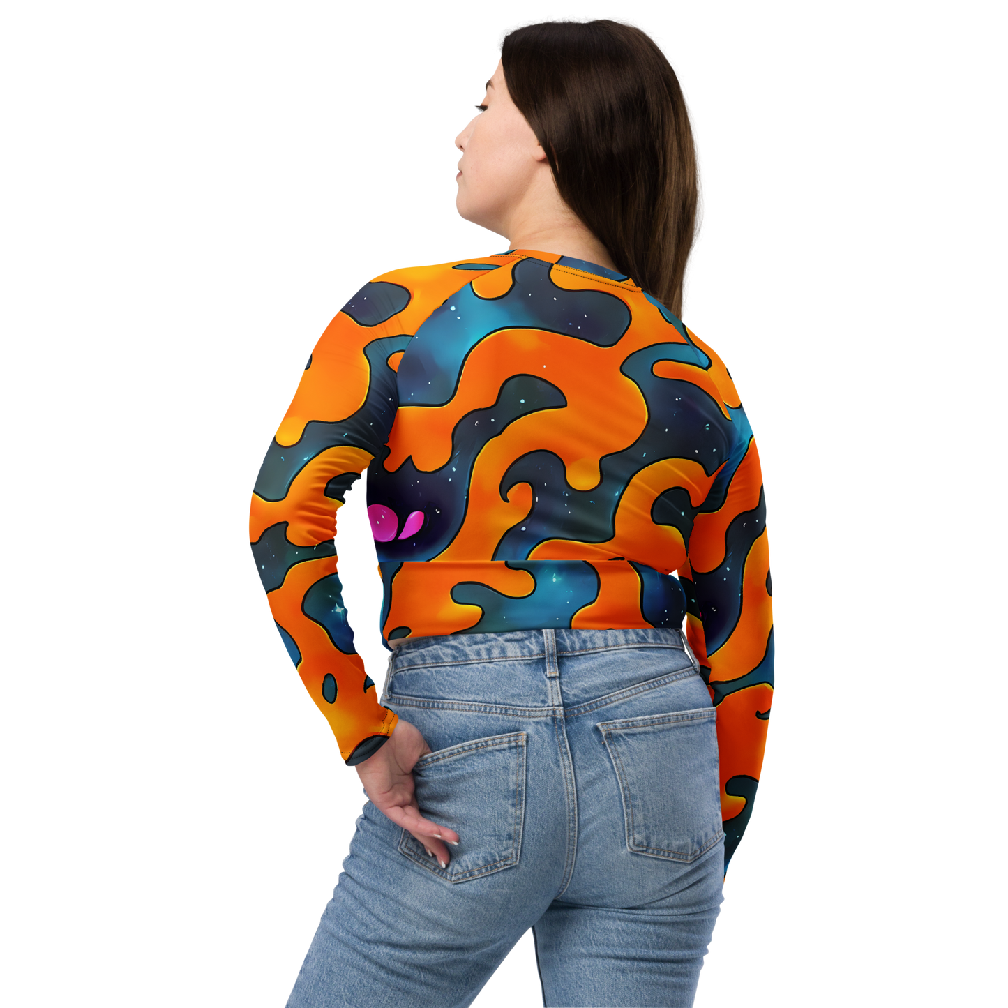 Long Sleeve Crop Top - Criswell Cosmos