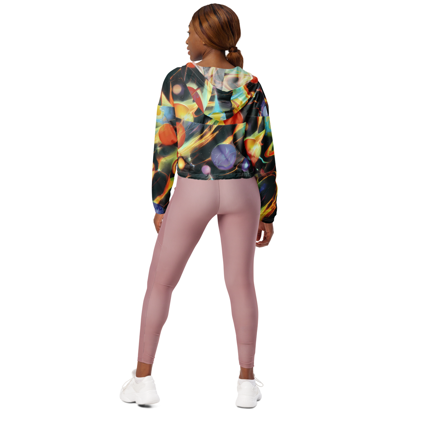 Women's Cropped Windbreaker - Fabritius Fantasy