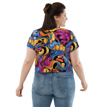 Women's Crop Tee - Bosschaert Whorls