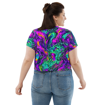 Women's Crop Tee - Vortex Dream