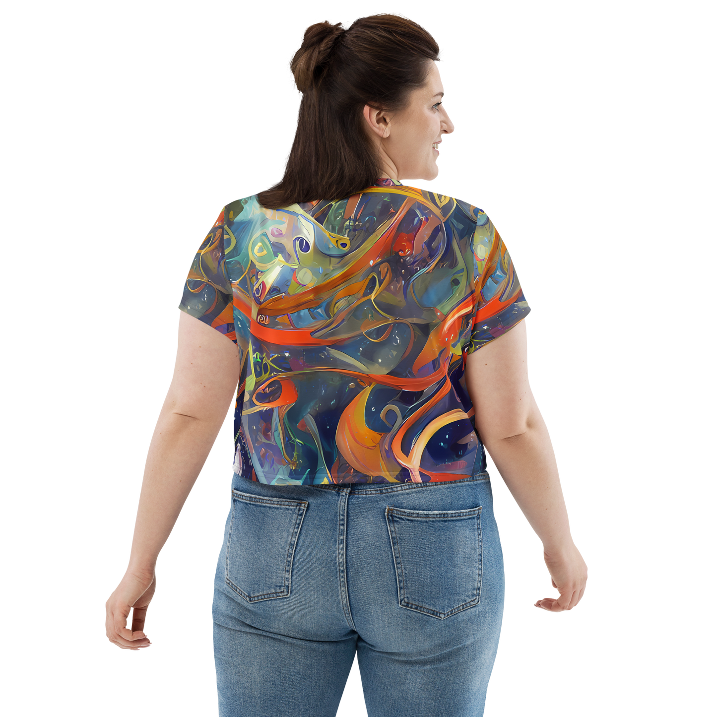 Women's Crop Tee - Spectral Swathe