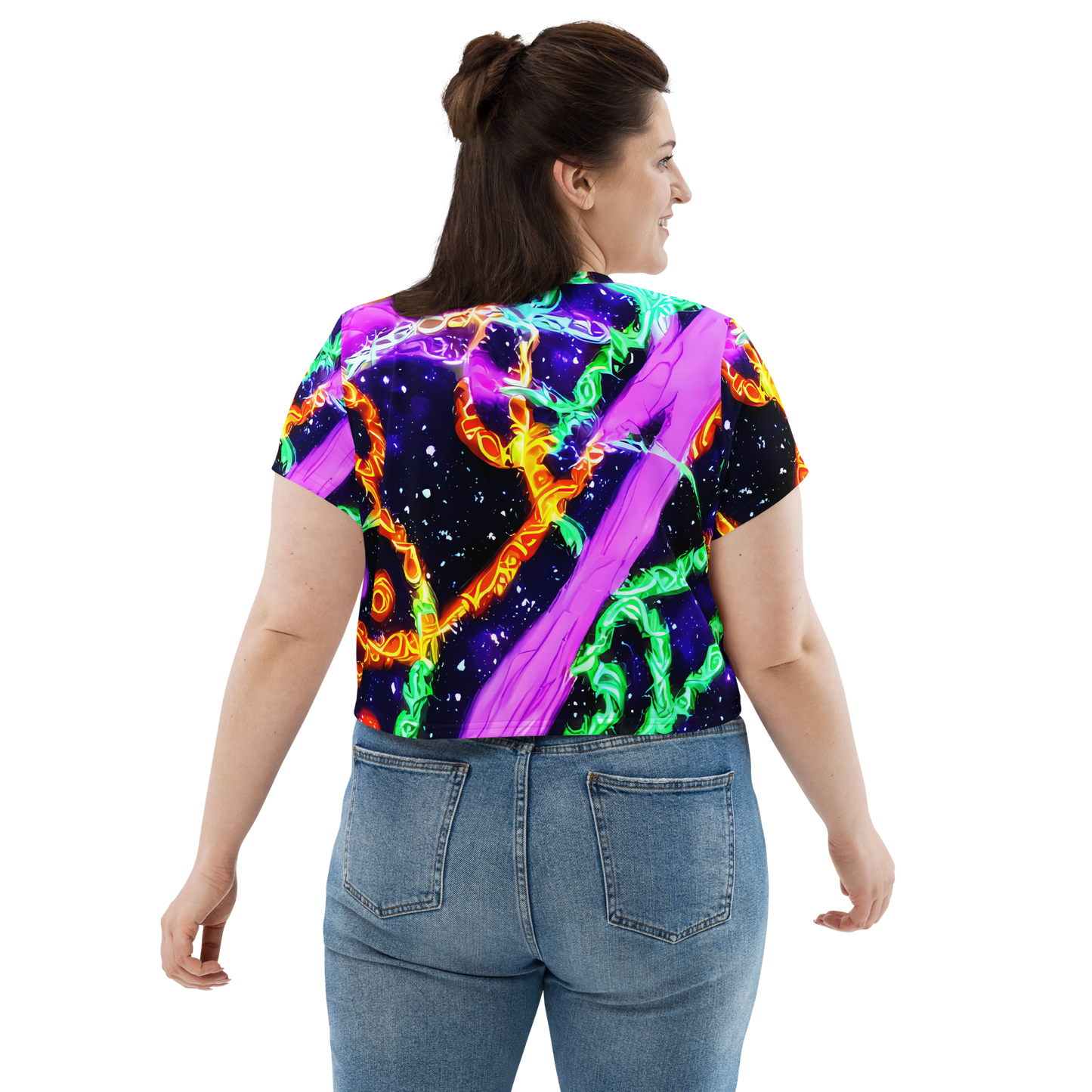 Women's Crop Tee - Enckell's Nebula