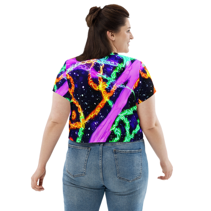 Women's Crop Tee - Enckell's Nebula