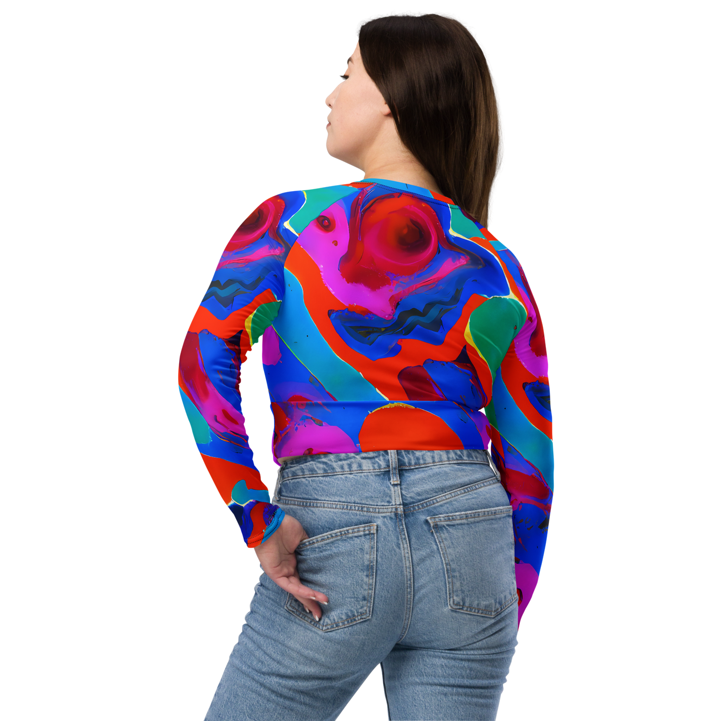 Long Sleeve Crop Top - Irvin Rhapsody