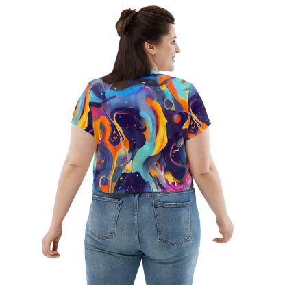 Women's Crop Tee - Whimsical Fusion