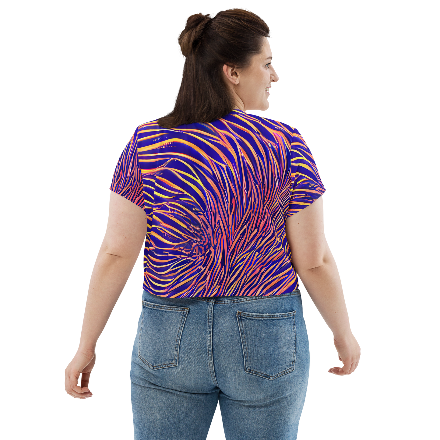 Women's Crop Tee - Vortex Strands