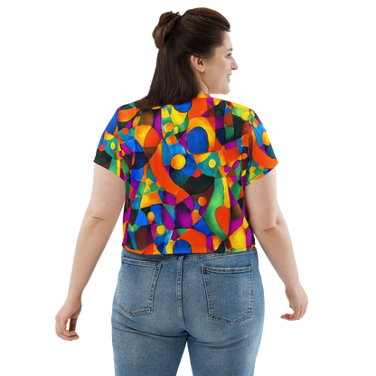 Women's Crop Tee - Galactic Jigsaw