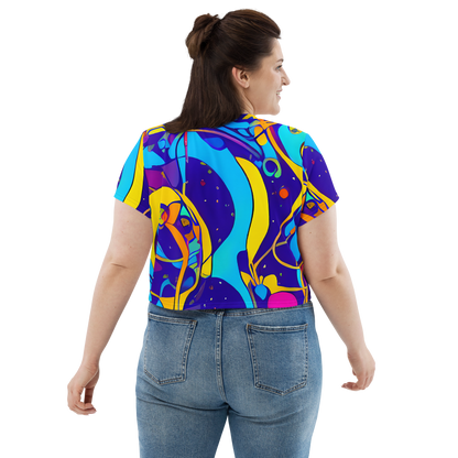 Women's Crop Tee - Spectral Tangle