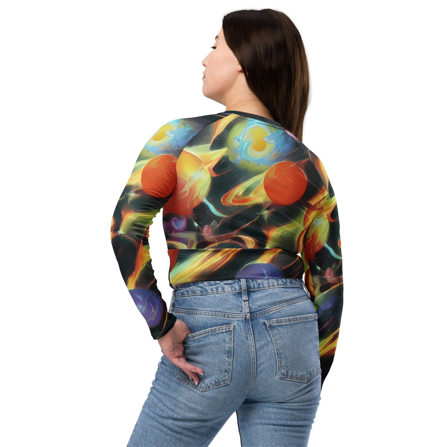 Long Sleeve Crop Top - Fabritius Fantasy