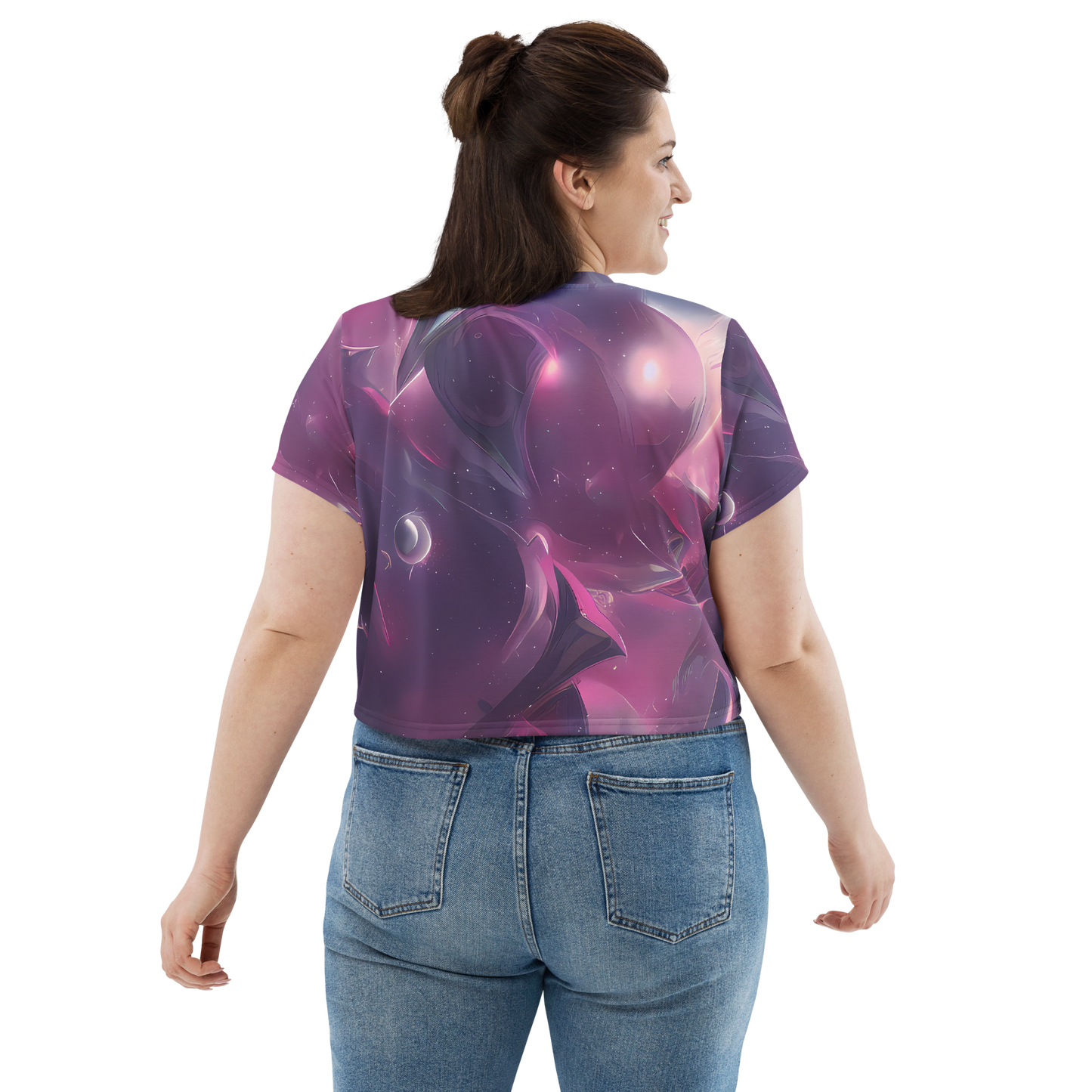 Women's Crop Tee - Vertex Visions