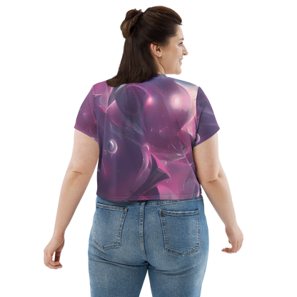 Women's Crop Tee - Vertex Visions