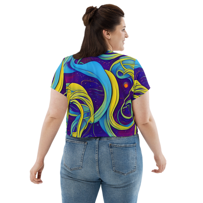 Women's Crop Tee - Stellar Swirls