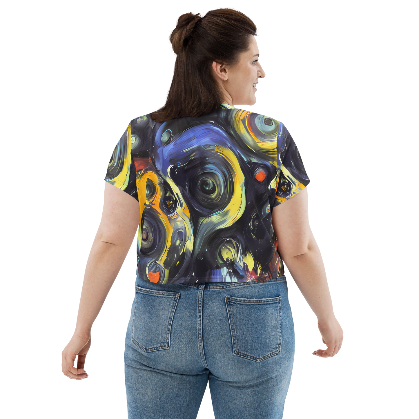 Women's Crop Tee - Corinthian Swirl