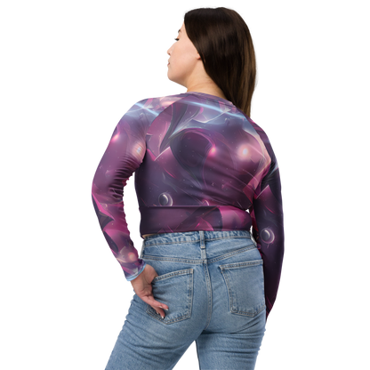 Long Sleeve Crop Top - Vertex Visions